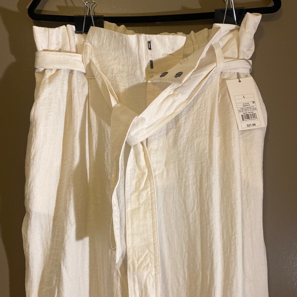 A New Day - Cream Pants Large